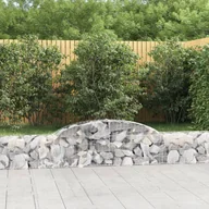 Pozostałe narzędzia ogrodowe - vidaXL Kosze gabionowe, 17 szt, 300x30x40/60 cm, galwanizowane żelazo - miniaturka - grafika 1