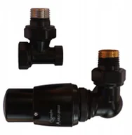 Akcesoria grzewcze - Vario Term zestaw termostatyczny MASTER prawy czarny strukturalny EMAGS0214CFK/P - miniaturka - grafika 1