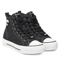 Trampki damskie - Trampki KARL LAGERFELD KL60444D Granatowy - miniaturka - grafika 1