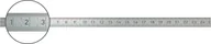 Inne urządzenia pomiarowe - FORMAT Liniał stalowy INOX 200x13mm - miniaturka - grafika 1