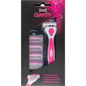 Depilacja - Wilkinson Sword Quattro for Women 4 ostrza do golenia + 1 ostrza 7001143U - miniaturka - grafika 1