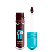 Balsamy do ust - NYX Professional Makeup Lip IV Hydrating Gloss Serum błyszczyk do ust 15 Water 'Bout Wine? 5ml - miniaturka - grafika 1