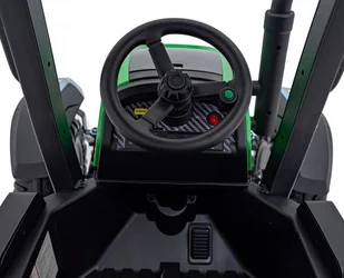 Traktor BLAST Z Przyczepką Zielony - Pojazdy elektryczne dla dzieci - miniaturka - grafika 17
