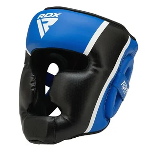 RDX Kask bokserski Aura T-17 niebieski - Ochraniacze do sportów walki - miniaturka - grafika 1