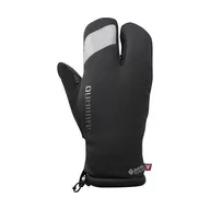 Rękawiczki rowerowe - Rękawiczki rowerowe Shimano INFINIUM™ PRIMALOFT® 2X2 GLOVES | BLACK L - miniaturka - grafika 1