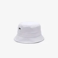 Czapki męskie - Męski Kapelusz LACOSTE CAPS B RK2056.001 – Biały - miniaturka - grafika 1