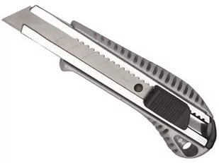 DEDRA NÓŻ 18MM OSTRZE ODŁAMYWANE,METALOWY+GUMA DISPLAY M9017P M9017P - Narzędzia warsztatowe - miniaturka - grafika 1