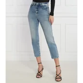 Spodnie damskie - Patrizia Pepe Jeansy | Mom Fit | high waist - miniaturka - grafika 1