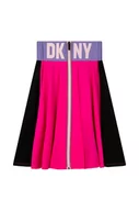 Sukienki i spódniczki dla dziewczynek - Dkny spódnica dziecięca kolor różowy mini rozkloszowana - DKNY - miniaturka - grafika 1
