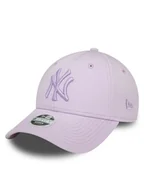 Czapki damskie - New Era Czapka z daszkiem Wmns Le 940® Nyy 60424627 Fioletowy - miniaturka - grafika 1