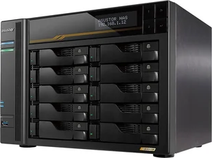 Serwer plików Asustor LOCKERSTOR 8 Gen3 AS6808T 8-bay, AMD Ryzen V3C14 Cztery rdzenie 2.3GHz, 16G ECC DDR5, 4x M.2 PCIe NVMe, 2x 10 GbE, 2x 5 GbE, - Serwery plików NAS i macierze dyskowe - miniaturka - grafika 1