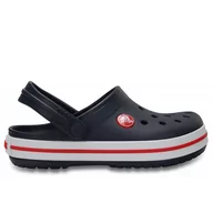 Klapki i japonki damskie - Klapki Crocs Toddler Crocband Clog 207005-485 - granatowe - miniaturka - grafika 1