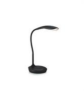 Lampy stojące - Markslojd SWAN USB LED 106094 Lampka biurkowa Czarny - miniaturka - grafika 1