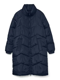Vero Moda Płaszcz pikowany w kolorze granatowym - Kurtki damskie - miniaturka - grafika 1