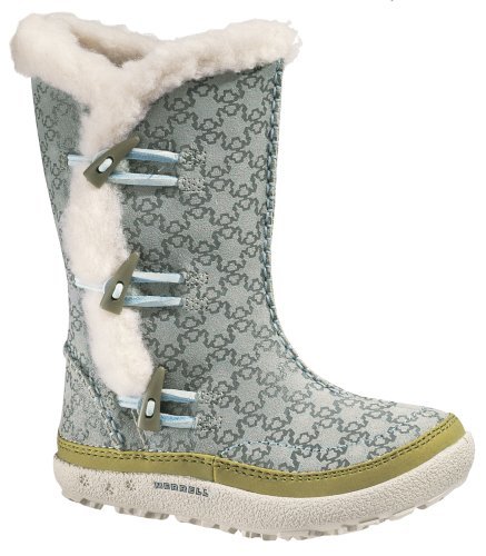 Merrell SPIRIT TIBET HIGH KIDS J20112, dziewczęce kozaki, turkusowe, (ślimak), EU 31 (US 13, UK 12)