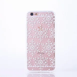 Etui na telefon komórkowy Mandala dla Apple iPhone 6s Plus Etui ochronne z motywem płatków Pokrowiec Bumper Biały - Etui i futerały do telefonów - miniaturka - grafika 1