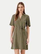 Sukienki - JDY Sukienka codzienna Olli 15341086 Zielony Regular Fit - miniaturka - grafika 1