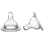 Smoczki uspokajające - Canpol babies Silikonowe smoczki do butelki szerokootworowej EasyStart x2szt SZYBKI - miniaturka - grafika 1