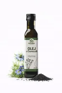 Zdrowa żywność - Olej z Czarnuszki 250ml Tłoczony na Zimno Naturalny Nierafinowany Premium - miniaturka - grafika 1