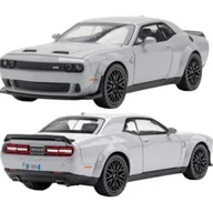 Zabawki zdalnie sterowane - Model Samochód Dodge Challenger Metalowy 1:32 Światła Dźwięk Napęd Baterie - miniaturka - grafika 1
