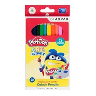 Przybory szkolne - Starpak Kredki ołówkowe 12kol/180 Jumbo Troj P-d Pud12/144 - miniaturka - grafika 1