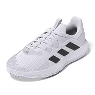 Trampki męskie - adidas Solematch Control M Clay, Męskie trampki, Ftwr White Core Black Matte Silver, 48 EU - miniaturka - grafika 1