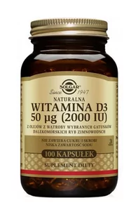 Solgar WITAMINA D3 naturalna 25mcg 100 kaps 4099551 - Suplementy diety - miniaturka - grafika 1