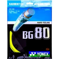 Tenis ziemny - Naciąg rakiety do badmintona Yonex  BG 80 Yellow - miniaturka - grafika 1