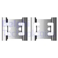 Układ hamulcowy - akcesoria - Zestaw akcesoriów, klocki hamulcowe Delphi LX0428 - miniaturka - grafika 1