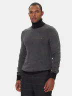 Swetry męskie - Tommy Hilfiger Golf MW0MW40446 Szary Regular Fit - miniaturka - grafika 1
