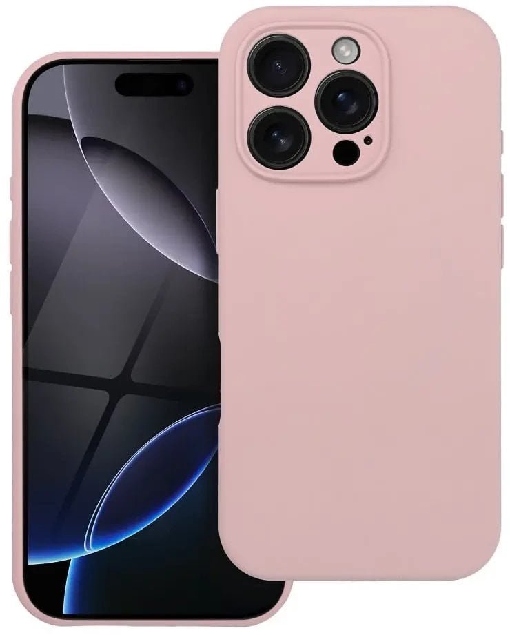 Futerał SILICONE 2mm do IPHONE 15 kompatybilny z MagSafe pudrowy róż
