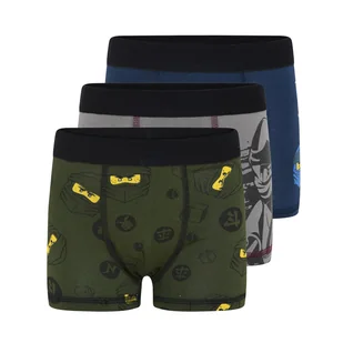 Dziecięce Bokserki LEGO COLLECTION M12010317 - 3 PACK BOXERSHORTS 12010317-887 – Zielony - Majtki dla dzieci - miniaturka - grafika 1