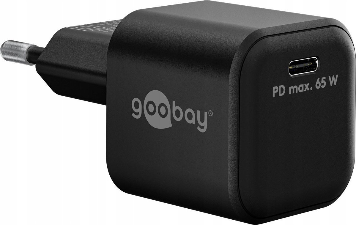Ładowarka Goobay Szybka ładowarka USB-C™ PD 65 W, czarny RB65369