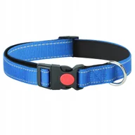 Obroże dla psów - Obroża dla psa regulowana niebieska Odblaskowa,rozmiar L (40-60cm) - miniaturka - grafika 1