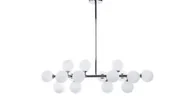 Lampy sufitowe - Lumina Deco Deco NOWOCZESNA LAMPA WISZĄCA CHROMOWANA PETRICA W16 DECO LDP 6033-16 (CHR) - miniaturka - grafika 1