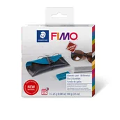 Masy plastyczne - STAEDTLER Fimo Leather 4x25g + akcesoria - Staedtler - miniaturka - grafika 1