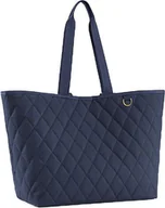 Torby i wózki na zakupy - Torba Shopper Classic XL granatowa pikowana - miniaturka - grafika 1