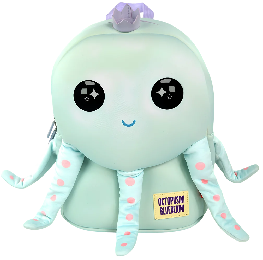 Plecak dla dzieci 3D Octopusini Blueberini neoprenowy ROTWEAR
