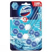 Środki do WC - Domestos KOSTKA DUO POWER5 OCEAN 2X55G 20124608 - miniaturka - grafika 1