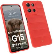 Etui i futerały do telefonów - Bizon Pancerne etui Case Tur do Motorola Moto G15 / G15 Power, czerwone - miniaturka - grafika 1