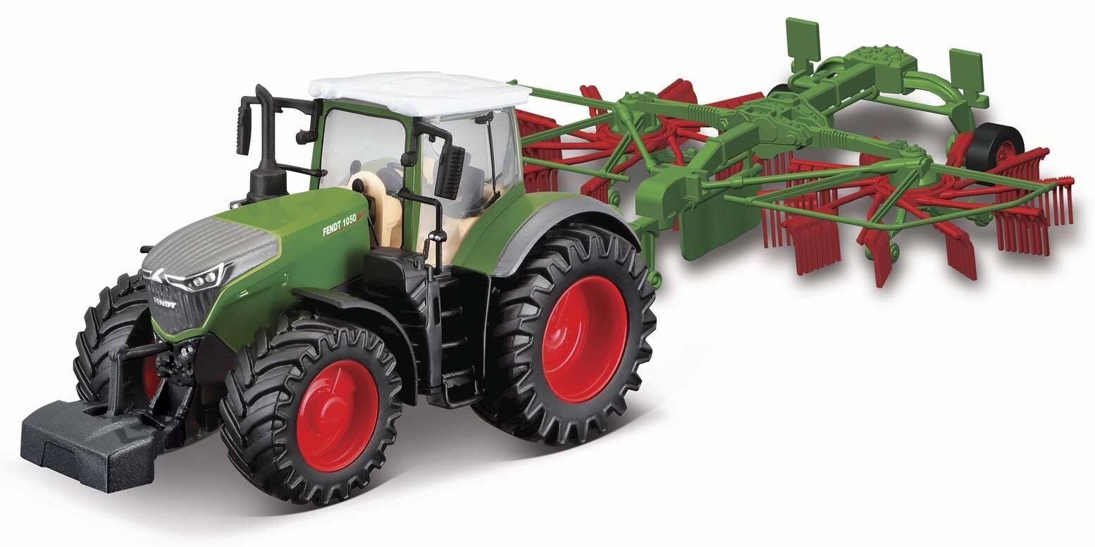 Revell Tractor w/whirl rake Fendt 1050 Vario 10cm green