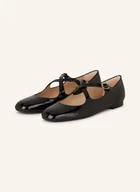 Moda i Uroda OUTLET - Stuart Weitzman Baleriny Mary Jane Clem schwarz - miniaturka - grafika 1
