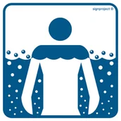 Systemy ekspozycyjne i znaki informacyjne - RE024 HYDROTERAPIA, FN - FOLIA SAMOPRZYLEPNA; (300X300MM) - miniaturka - grafika 1