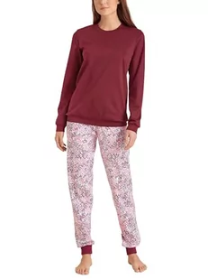 CALIDA Damska koszula nocna Midnight Flowers, Mars Red, 40-42 - Piżamy damskie - miniaturka - grafika 1