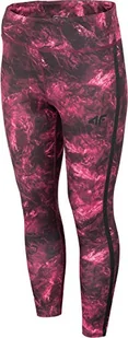 4F Damskie spodnie treningowe Trixi, Multicolour Allover, S/L - Spodnie damskie - miniaturka - grafika 1