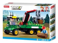 Klocki - KLOCKI SLUBAN TRAKTOR MASZYNA FARMA GOSPODARSTWO POJAZD M38-B0778 CIĄGNIK FARM KOMPATYBILNE Z LEGO COBI 209 EL. - miniaturka - grafika 1