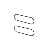 Rekuperatory i centrale - Uszczelka skrzynki rozdzielczej 2szt. VENTS 4824032331804 - miniaturka - grafika 1