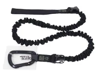 Smycze dla psów - Smycz K9 Thorn Petzl z amortyzatorem czarna - 125 cm (0014/16 BLK-M) - miniaturka - grafika 1