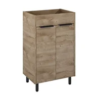 Szafki łazienkowe - Szafka łazienkowa stojąca brązowa 84,6 x 59,6 cm Elita - miniaturka - grafika 1