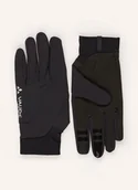 Rękawiczki - Vaude Rękawiczki Rowerowe Kuro Warm Z Funkcją Obsługi Ekranów Dotykowych schwarz - miniaturka - grafika 1